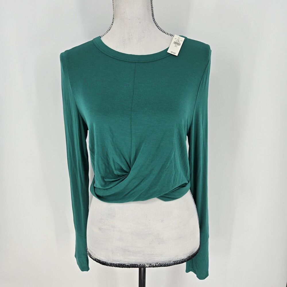 NWT Offline By Aerie Green Cropped Top Large